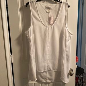KARDASHIAN KURVE Hi-Low Sheer Tank